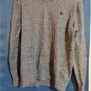 American Eagle Outfitters Gray Crewneck Sweater